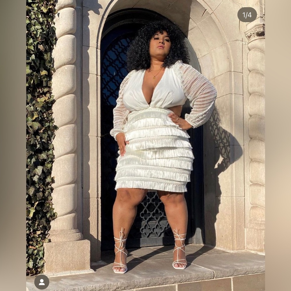 White dress